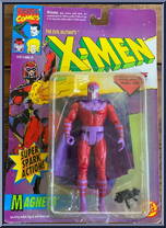 Magneto (Super Spark Action) from X-Men - Series 3 manufactured by Toy Biz [Front]