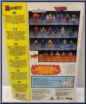 Magneto (Super Spark Action) from X-Men - Series 2 manufactured by Toy Biz [Back]