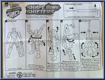 Morph from X-Men - Shape Shifters manufactured by Toy Biz [Instructions]