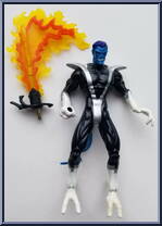 Nightcrawler from X-Men - Classics - Light Up Weapons manufactured by Toy Biz [Loose]
