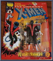 Nightcrawler (Super Suction) from X-Men - Series 1 manufactured by Toy Biz [Front]