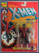 Nightcrawler (Super Suction) from X-Men - Series 1 manufactured by Toy Biz [Front]
