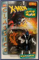Nightcrawler from X-Men - Classics - Light Up Weapons manufactured by Toy Biz [Front]
