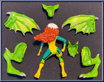 Rogue from X-Men - Monster Armor manufactured by Toy Biz [Loose]