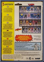 Sabretooth (Snarl & Swipe Action) from X-Men - Series 5 manufactured by Toy Biz [Back]