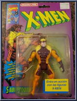 Sabretooth (Snarl & Swipe Action) from X-Men - Series 5 manufactured by Toy Biz [Front]