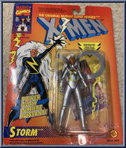 Storm (Silver Power Glow) from X-Men - Series 3 manufactured by Toy Biz [Front]
