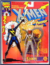 Storm (Silver Power Glow) from X-Men - Series 3 manufactured by Toy Biz [Front]