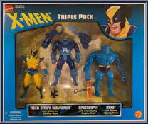 Triple Pack (Wolverine / Apocalypse / Beast) Action Figure