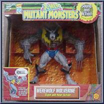 Werewolf Wolverine from X-Men - Mutant Monsters manufactured by Toy Biz [Front]