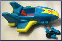 Wolf Jet (with Wolverine Space) from X-Men - Vehicles manufactured by Toy Biz [Loose]