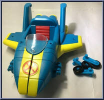 Wolf Jet (with Wolverine Space) from X-Men - Vehicles manufactured by Toy Biz [Loose]