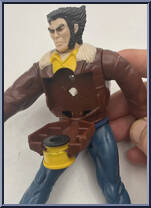 Wolverine (Civilian) from X-Men - Projectors manufactured by Toy Biz [Loose]