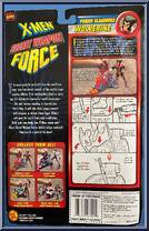 Wolverine from X-Men - Power Slammers manufactured by Toy Biz [Back]