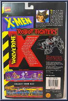 Wolverine from X-Men - Robot Fighters manufactured by Toy Biz [Back]