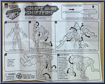 Wolverine from X-Men - Shape Shifters manufactured by Toy Biz [Instructions]
