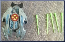 Wolverine from X-Men - Super Shooters manufactured by Toy Biz [Loose]