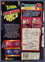Wolverine from X-Men - Super Shooters manufactured by Toy Biz [Back]