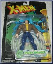 Wolverine (Civilian) from X-Men - Exclusives - KayBee - Series 3 manufactured by Toy Biz [Front]