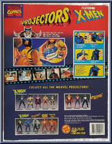 Wolverine (Civilian) from X-Men - Projectors manufactured by Toy Biz [Back]