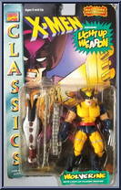 Wolverine from X-Men - Classics - Light Up Weapons manufactured by Toy Biz [Front]