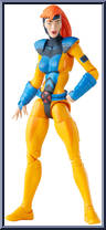 Jean Grey from X-Men - 90s Animated Series - Basic Series manufactured by Hasbro [Loose]