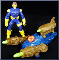 Cyclops from X-Men - Classics - Battle Blasters manufactured by Toy Biz [Loose]
