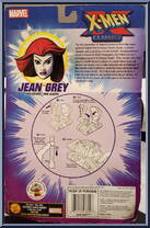 Jean Grey from X-Men - Classics - Battle Blasters manufactured by Toy Biz [Back]