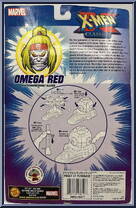 Omega Red from X-Men - Classics - Battle Blasters manufactured by Toy Biz [Back]