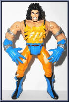 Wolverine (Battle Ravaged) from X-Men - Classics - Battle Blasters manufactured by Toy Biz [Loose]