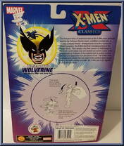 Wolverine (Battle Ravaged) from X-Men - Classics - 2000 Series manufactured by Toy Biz [Back]