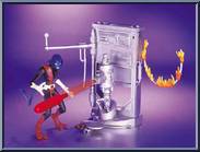 Nightcrawler from X-Men - Evolution - Series 1 manufactured by Toy Biz [Loose]