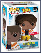 Roberto (8-Bit) from X-Men - X-Men '97 Pop manufactured by Funko [Front]