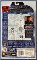 Logan from X-Men - Movie - Series 1 manufactured by Toy Biz [Back]