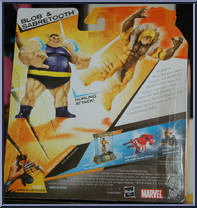 Blob / Sabretooth from X-Men Origins: Wolverine - 2-Packs manufactured by Hasbro [Back]