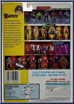 Warpath from X-Men - X-Force - Series 1 manufactured by Toy Biz [Back]