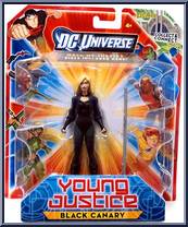 Black Canary from Young Justice - [4" Scale] manufactured by Mattel [Front]