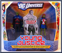 Martian Manhunter / Miss Martian from Young Justice - [4" Scale] manufactured by Mattel [Front]