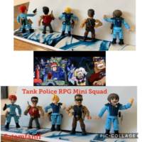Tank Police RPG Minis (Mega Bloks) Custom Miniature / Figurine