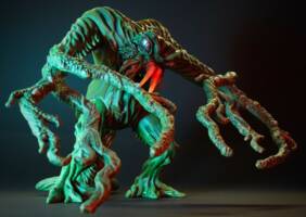 Inhumanoids: Tendril (Inhumanoids) Custom Action Figure