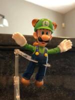 Raccoon Luigi (Super Mario Bros) Custom Action Figure