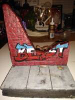 Destroyed building corner (Marvel Legends) Custom Diorama / Playset