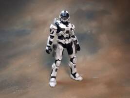 White Spartan (Halo) Custom Action Figure