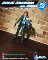 Julie Jackam and Josh (Flash) Custom Action Figure