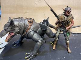 Orc raider / warg mount (Dungeons and Dragons) Custom Action Figure