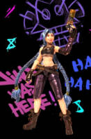 Jinx from ARCANE/League of Legends (League of Legends) Custom Action Figure