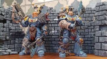 Mcfarlane wolf guard space marine (Warhammer) Custom Action Figure