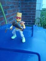 Bartman "Barttey" Jones (Casey Jones+Bart Simpson) (Amalgam) Custom Action Figure