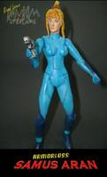 Armorless Samus Aran (Metroid) Custom Action Figure