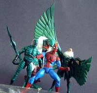 Spidey Showdowns: Lizard/ Scorpion/ Vulture (Marvel Universe) Custom Action Figure